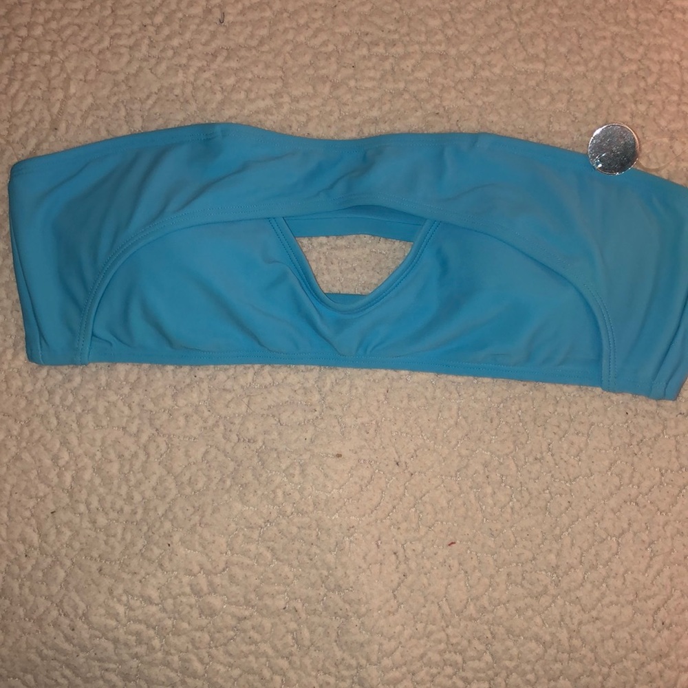 Light blue swimwear top. New with tags!